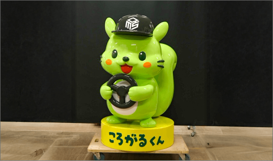 グッズ制作イメージ（ころがるくんのフィギュア）